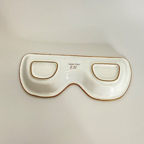Kelvin Chen Enamel Copper Sunglasses Glasses Holder Dish Golf Tennis - Picture 5 of 6